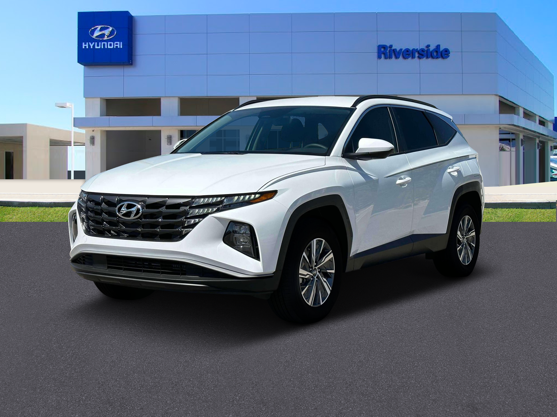 2024 hyundai tucson hybrid blue