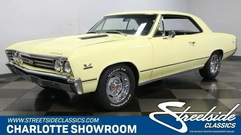 classic vintage chrome bbc muscle car hardtop chevy bfgoodrich vinyl interior