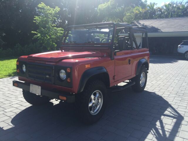 land rover defender 94 nas d90 portifino red #422