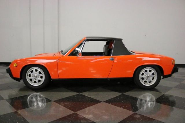1974 porsche 914 targa 89350 miles phoenix red convertible 1.8 liter i4 5 speed