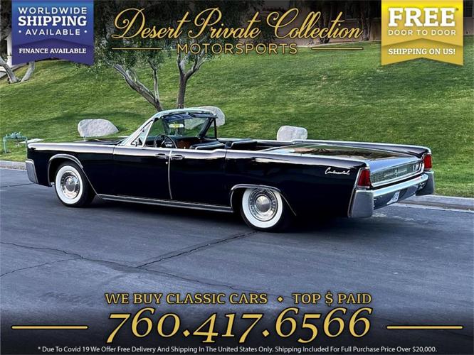 1962 lincoln continental convertible in palm desert, california