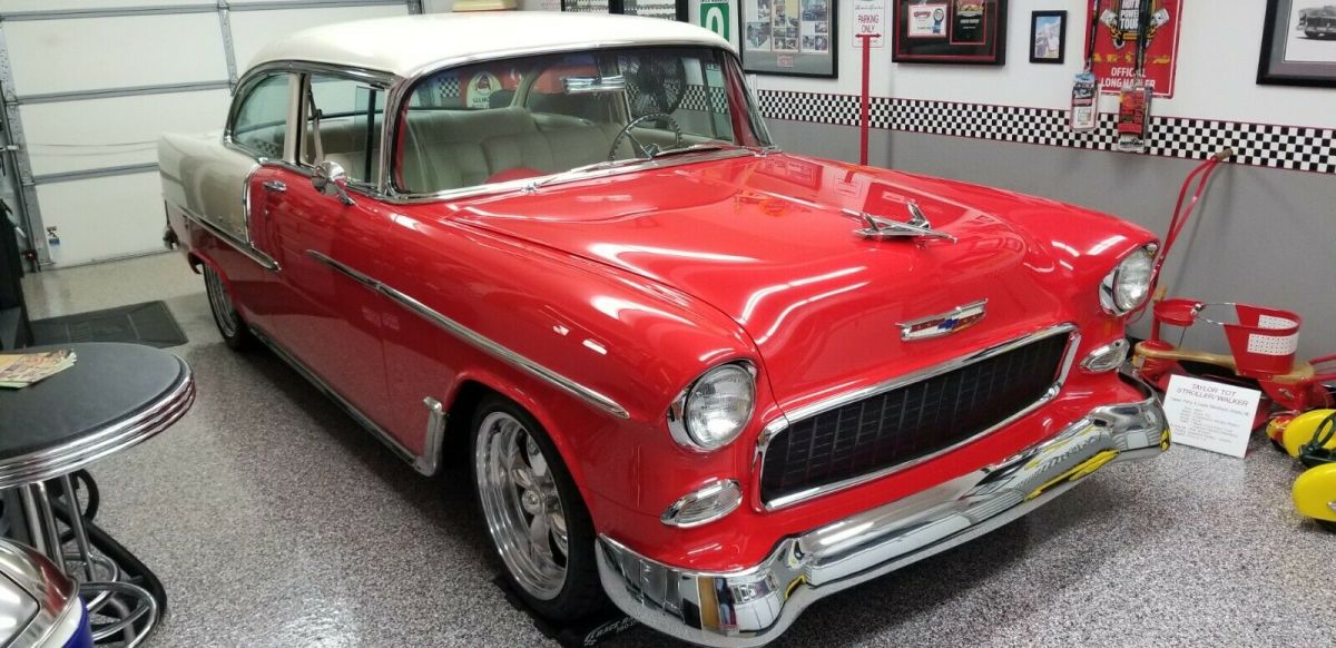 1955 chevy belair 2 door sedan resto-mod