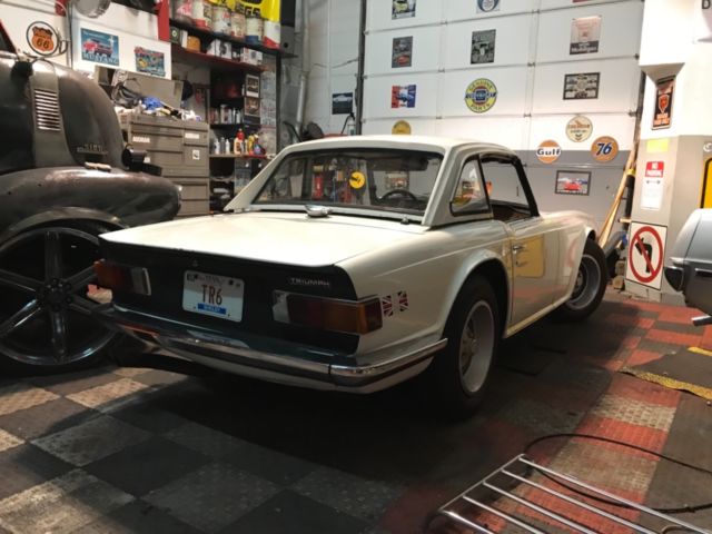 original 1973 triumph tr-6 with hardtop