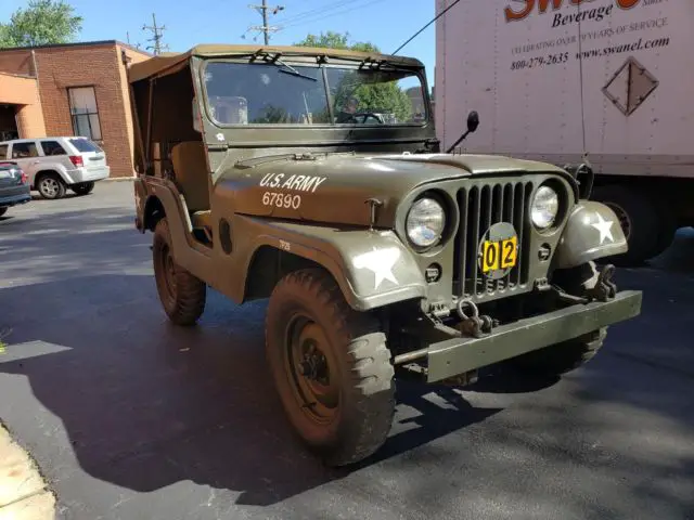 1952 willy's military command jeep m38 - korean war ww2 viet nam no reserve !
