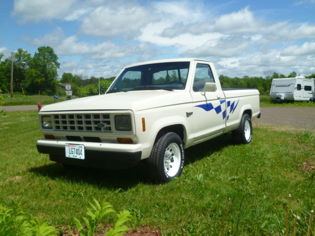 1988 ranger xlt, 2 wheel drive, 5 speed, 2.3l 4 cylinder, pickup, truck, midsize