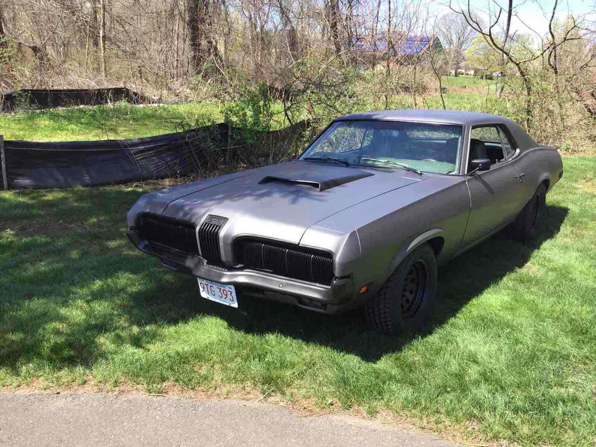 1970 mercury cougar sportscar grey rwd automatic base