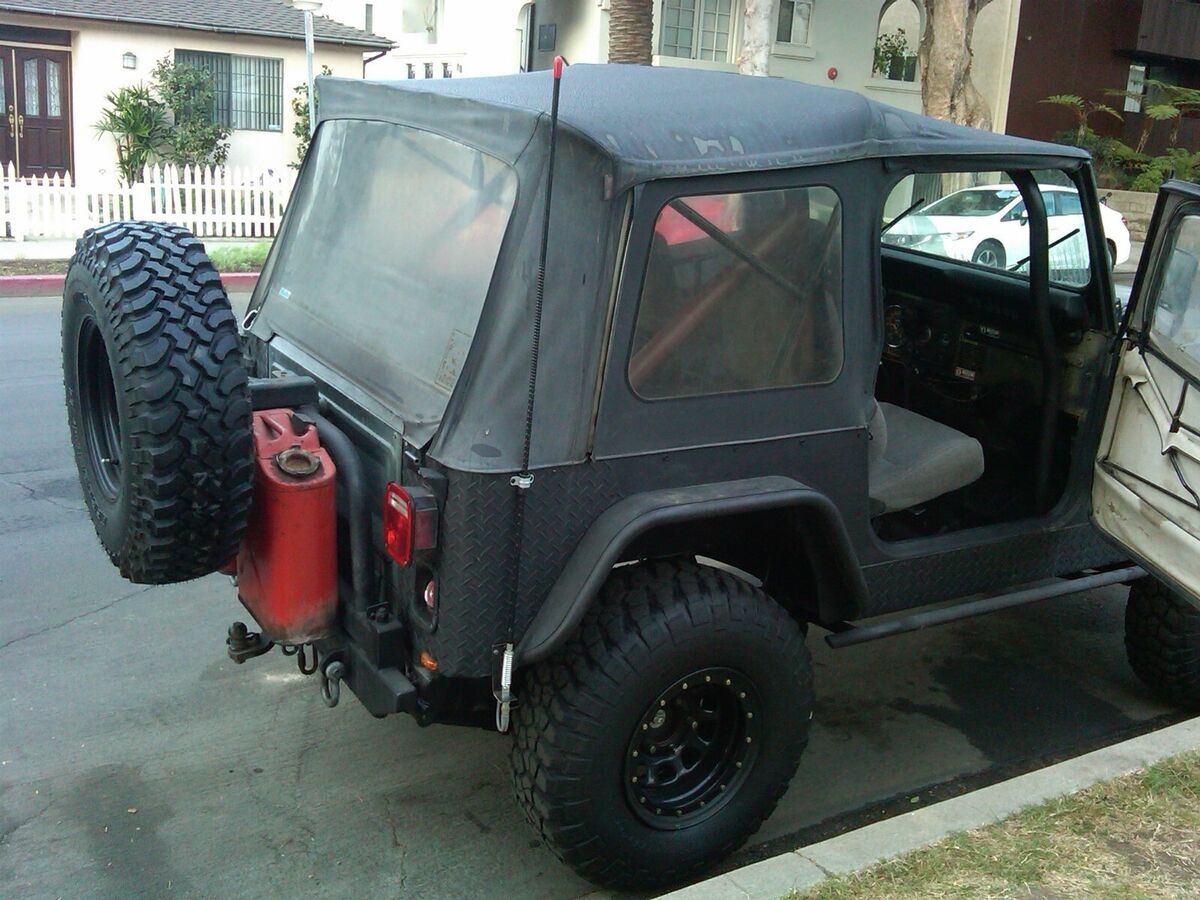 1981 jeep cj 4wd cj7 custom black "the most original and untouched"