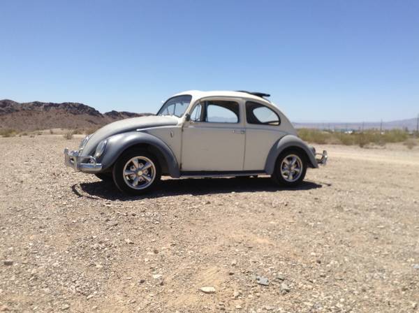 1963 volkswagen bug classic cloth factory sunroof/ragtop sedan