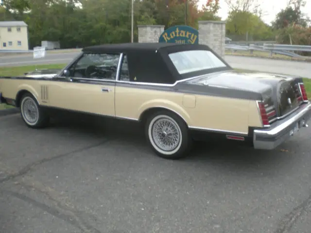 1983 lincoln continental mark vi bill blass edition rear car