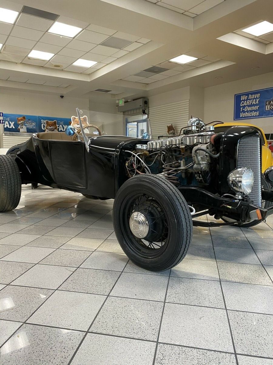 1927 ford model a convertible black rwd automatic
