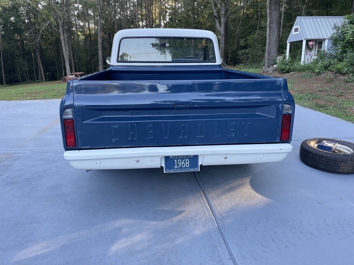 1968 chevrolet c-10 pickup blue base