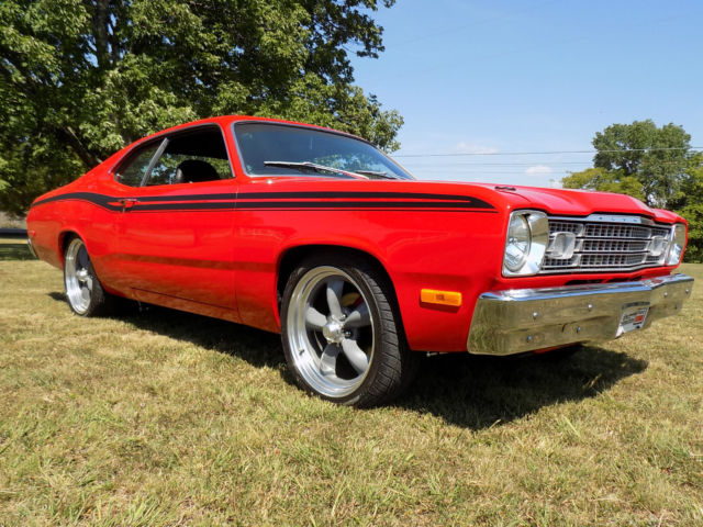 1973 plymouth duster fully restored 383/727 auto 100% rust free tn car