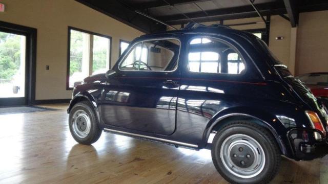 1971 fiat 500l leather / soft top 436 miles blue coue 2 cylinder manual