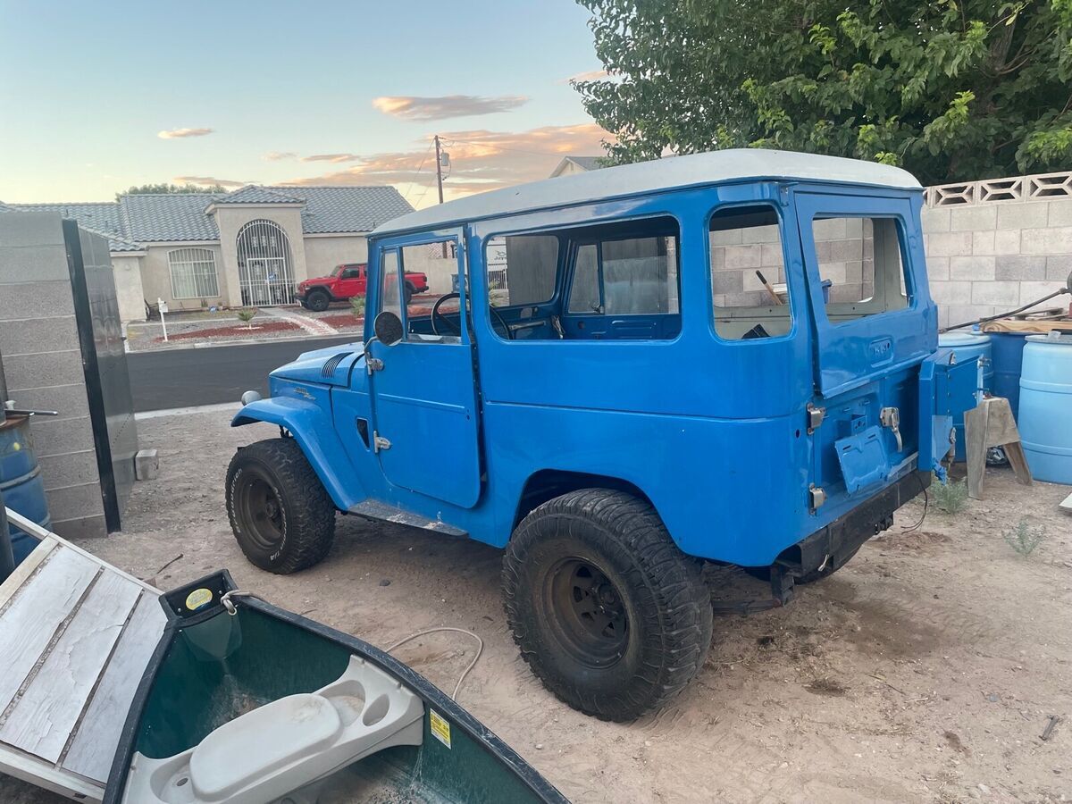 1966 toyota land cruiser suv blue 4wd automatic land cruiser