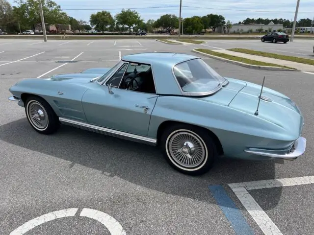 1964 chevrolet corvette 327 convertible blue rwd manual l76