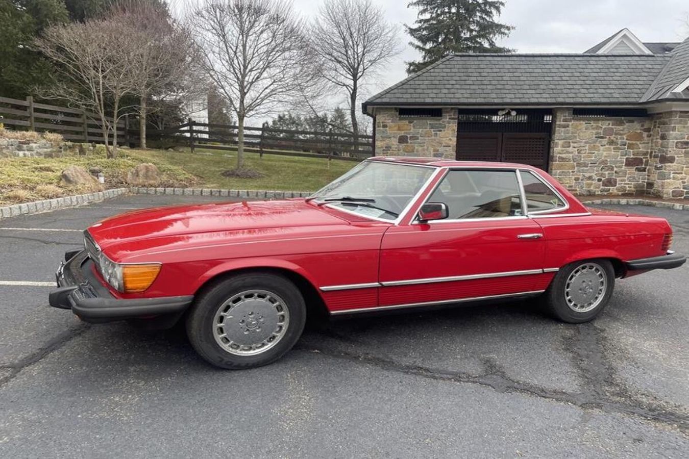 1986 mercedes-benz 560sl coupe/roadster