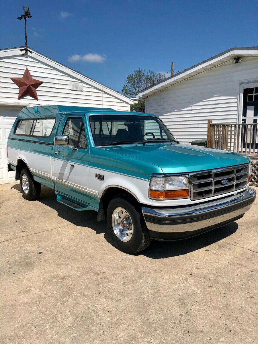 1994 ford f-150 pickup green rwd automatic xlt lariat