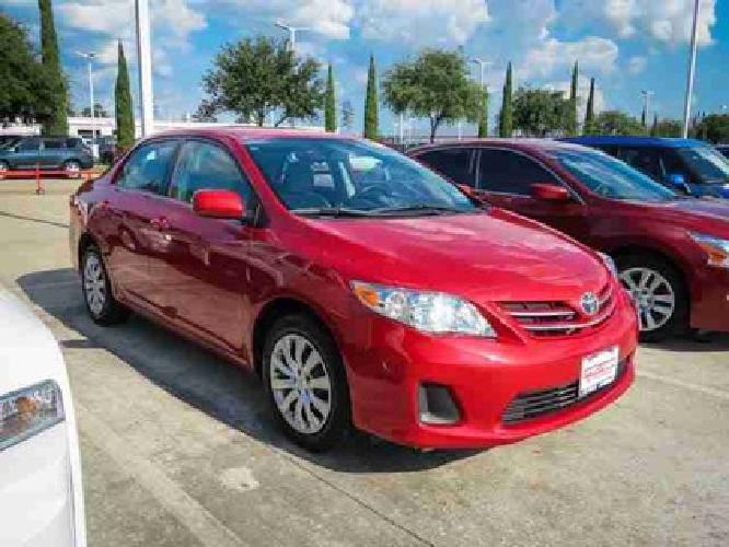 2013 toyota corolla le one owner in spring, tx
