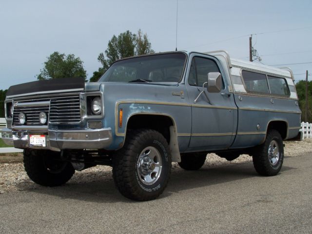 1977 chevy gmc k20 silverado 4x4 one owner low miles 400 motor 98% rust free
