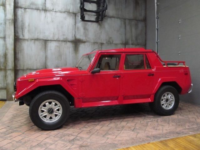 1990 lamborghini lm002 lm002 american 10505 miles red v12 5 speed manual