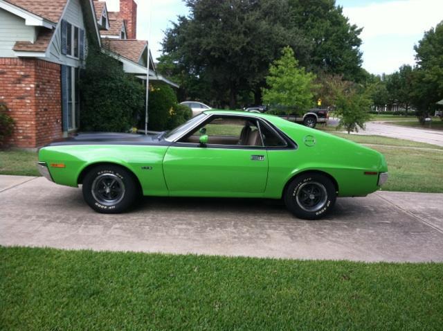 1970 amc amx big bad green shadow mask