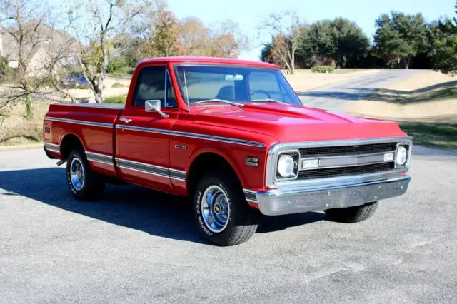1969 chevrolet c10 short bed pickup. v8 automatic