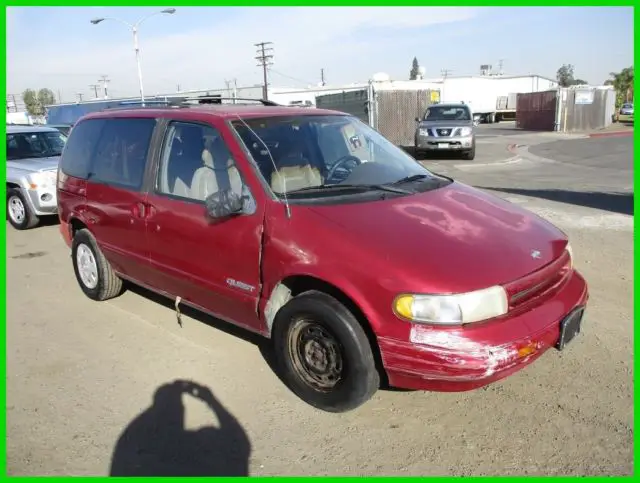 c 1993 nissan quest xe used 3l v6 12v automatic minivan/van no reserve