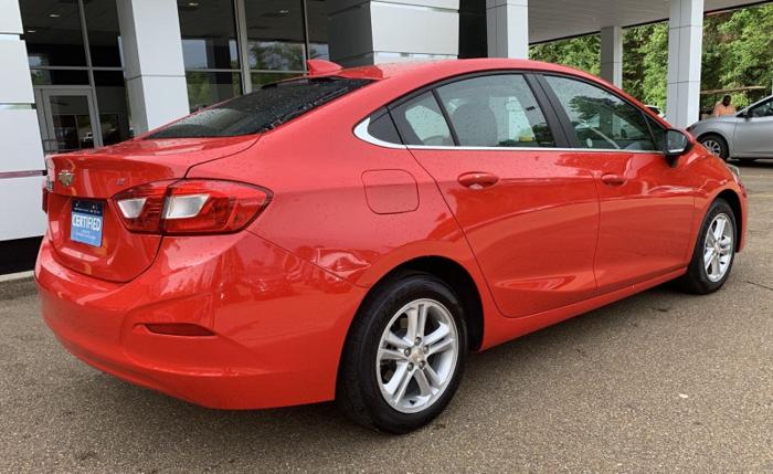used 2018 chevrolet cruze lt sedan vicksburg, ms 39180 for sale in vicksburg, mississippi
