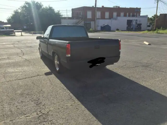 lowered chevy truck