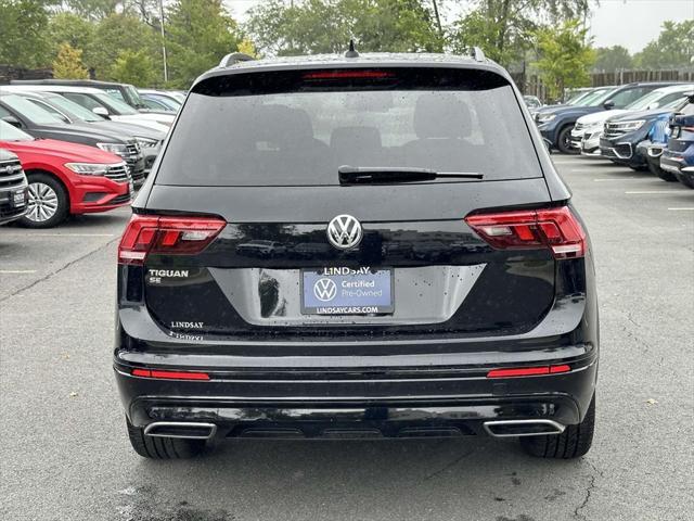 2021 volkswagen tiguan 2.0t se r-line black