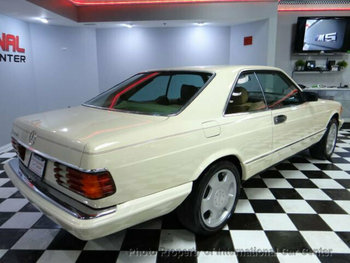 84 mercedes benz 500sec lorinser v8 coupe w126 cold a/c rare color combination!