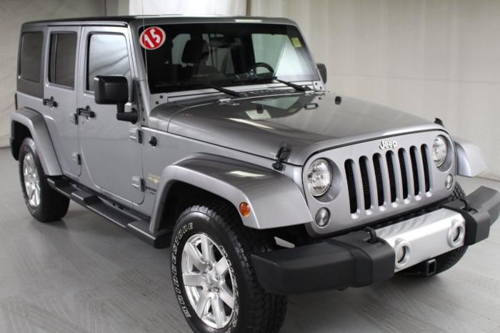 used 2015 jeep wrangler 4wd unlimited sahara traverse city, mi 49686 for sale in traverse city, michigan