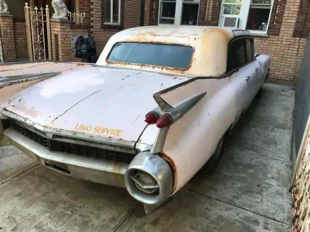1959 cadillac fleetwood 75 limozine limo rare warehouse find