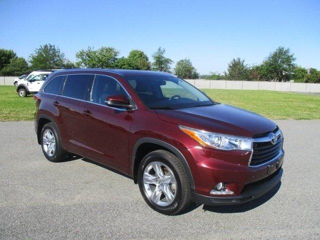 used 2016 toyota highlander limited v6 milford, de 19963 for sale in milford, delaware