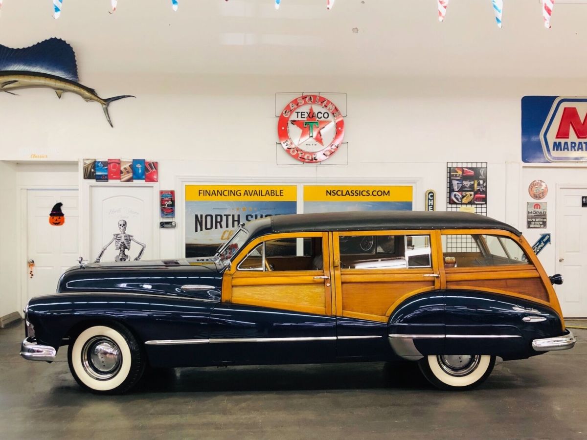 1947 buick roadmaster, blue with 85,226 miles available now!