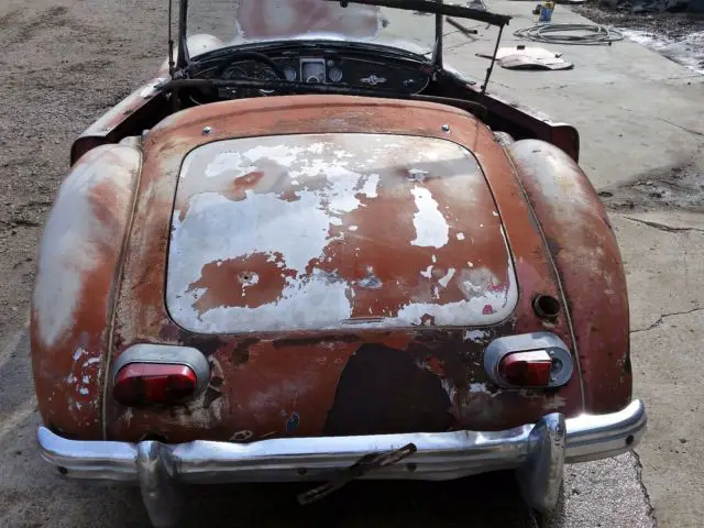 vintage 1961 mg mga car - restoration project or for parts ~ no title