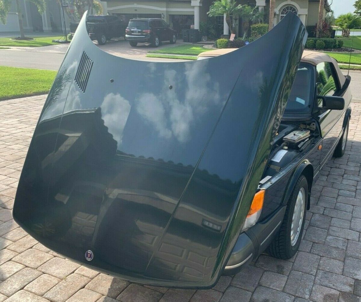 1994 saab 900 s convertible 5 speed manual low miles scarab green