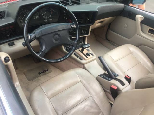 1989 bmw 635csi, e-24 (loaded) 3.5 liter 6 cylinder