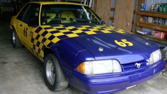 1988 ford mustang scca notch back