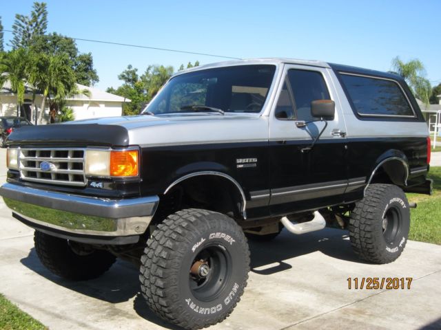 1991 ford bronco xlt - 4x4 - many up-grades, runs great & go anywhere