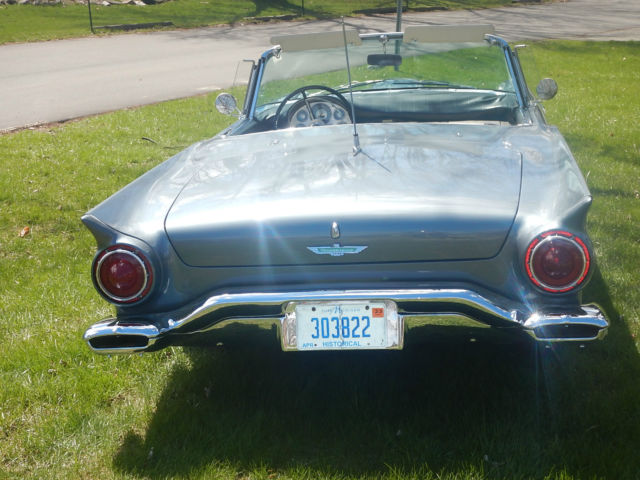 !957 ford thunderbird convertible