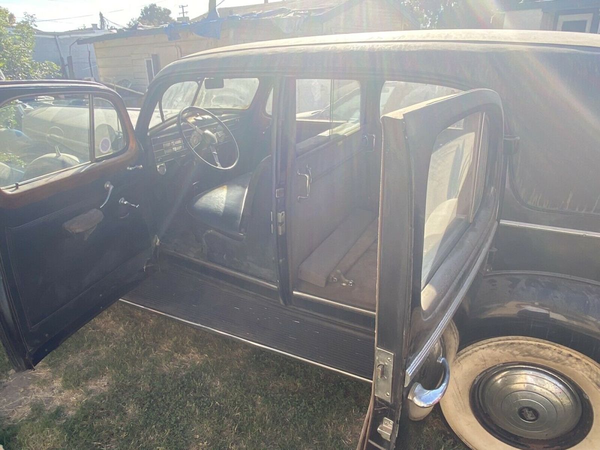 1937 cadillac fleetwood limo black rwd automatic
