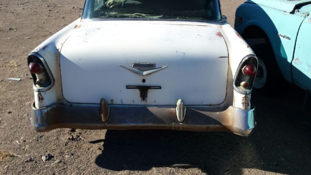 1956 chevy bel air 4 door sedan runs and drives!!