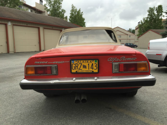 1971 alfa romeo spider veloce convertible 2-door 2.0l