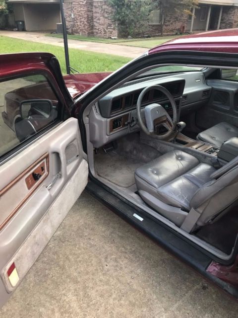 1989 lincoln mark vii 5.0 ho v8 rare sport couope
