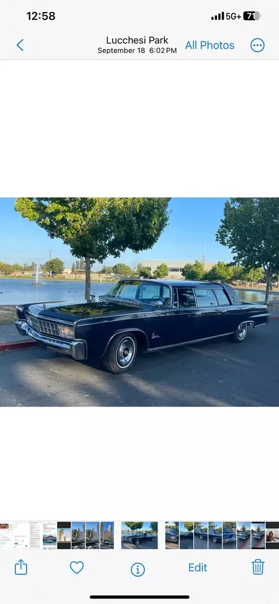 1965 chrysler imperial lebaron sedan blue rwd automatic