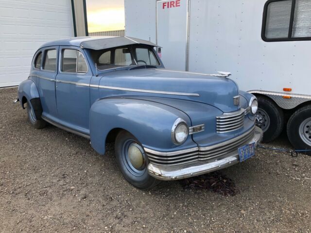 1946 nash ambassador sedan complete and all original parts barn find