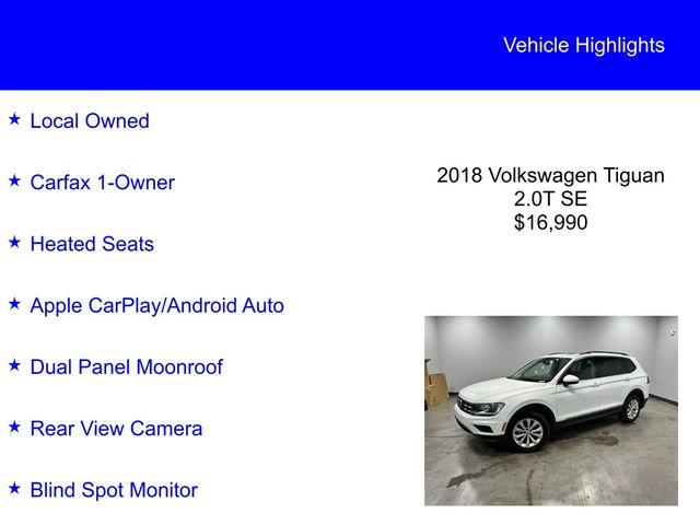 2018 volkswagen tiguan 2.0t se