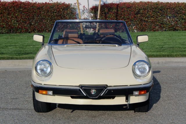 california original, '88 alfa romeo spider veloce, 76k orig miles, one owner, a+