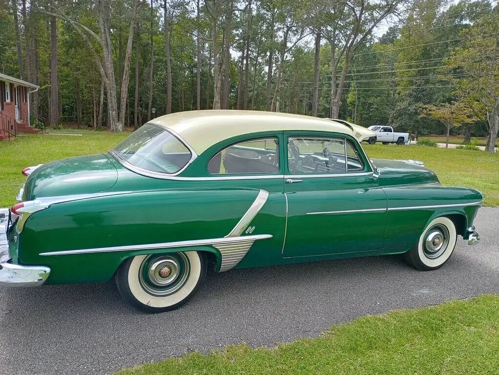 all original 1952 oldsmobile 2d coupe; clean north carolina title; auto trans